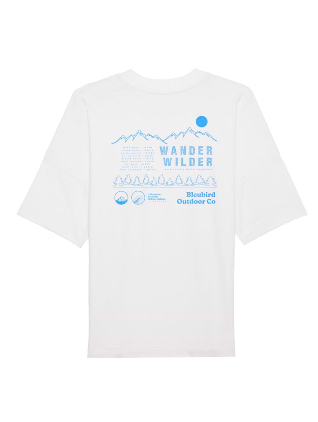 Bleubird Unisex Wilder Tee White