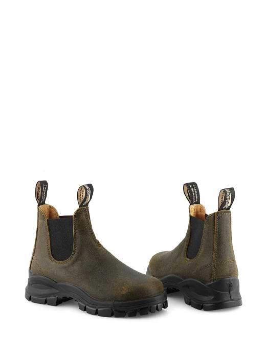 Olive suede blundstones deals