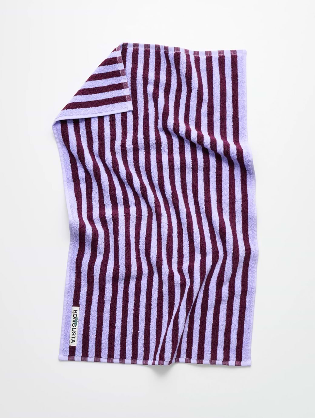 Bongusta Naram Bath Towels Wine & Lavender Blue