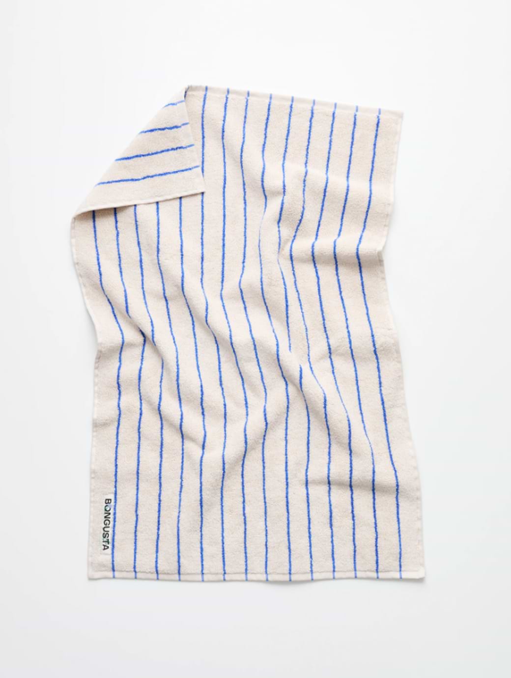 Bongusta Naram Guest Towels Moonbeam & Ultramarine