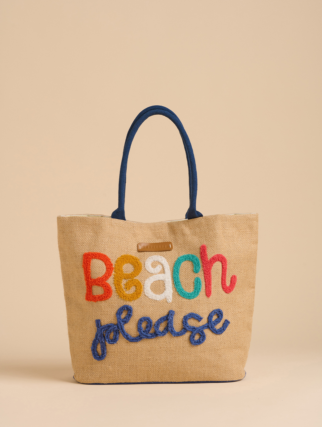 Brakeburn Beach Please Beach Bag Beige