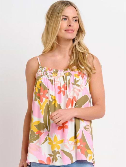 Brakeburn Women's Tropical Palm Vest Multi
