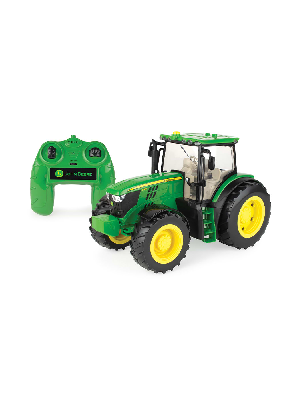 Britains Big Farm Radio Controlled John Deere 6190r Tractor Green One Size