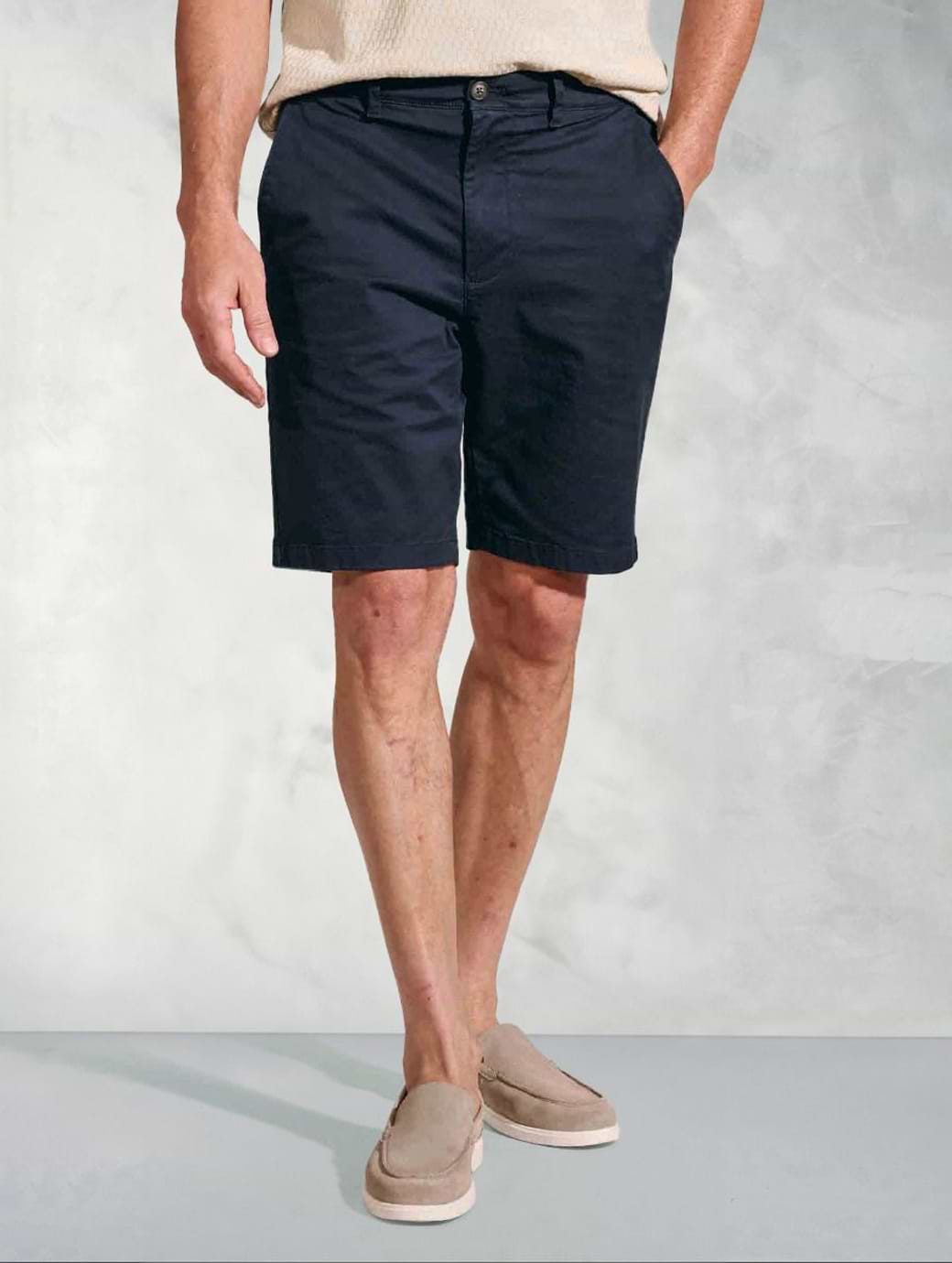 Brook Taverner Men's Leo Chino Shorts Midnight