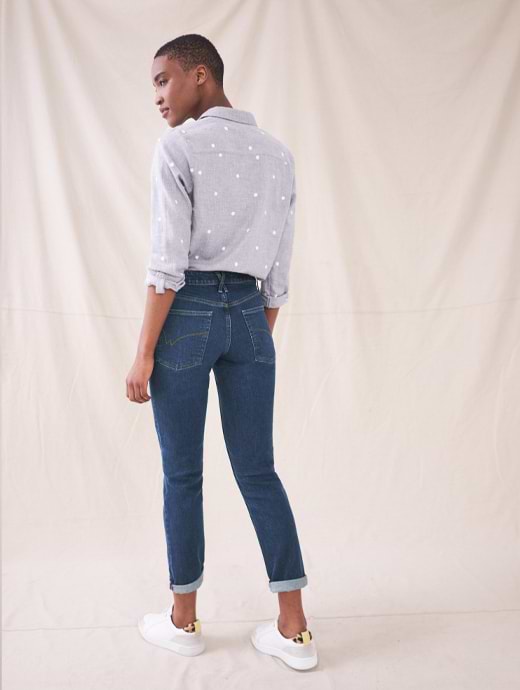 White Stuff Women s Brooke Straight Jeans Mid Denim