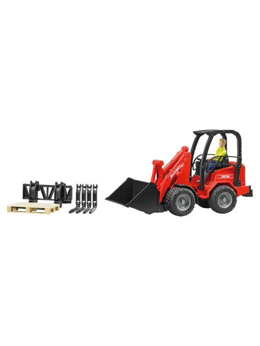 Bruder Schaffer Compact Loader with Figure Accessories