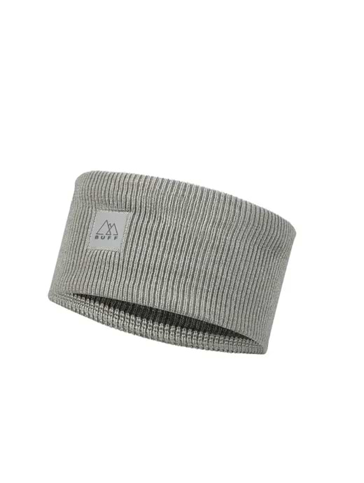 Buff Crossknit Headband Light Grey