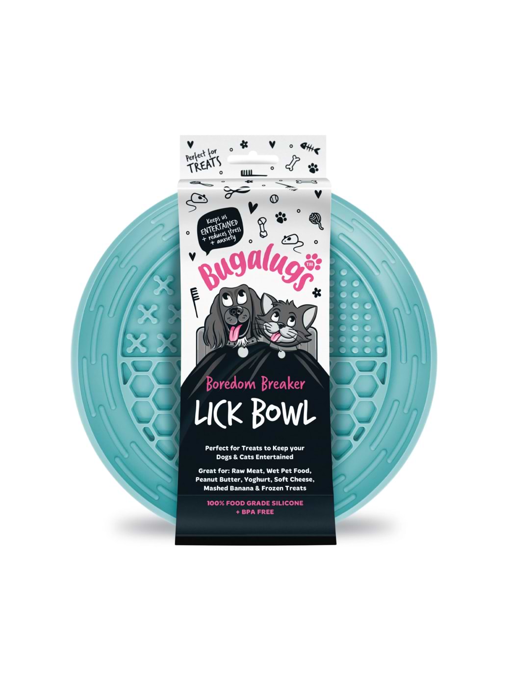 Bugalugs Lick Bowl Blue