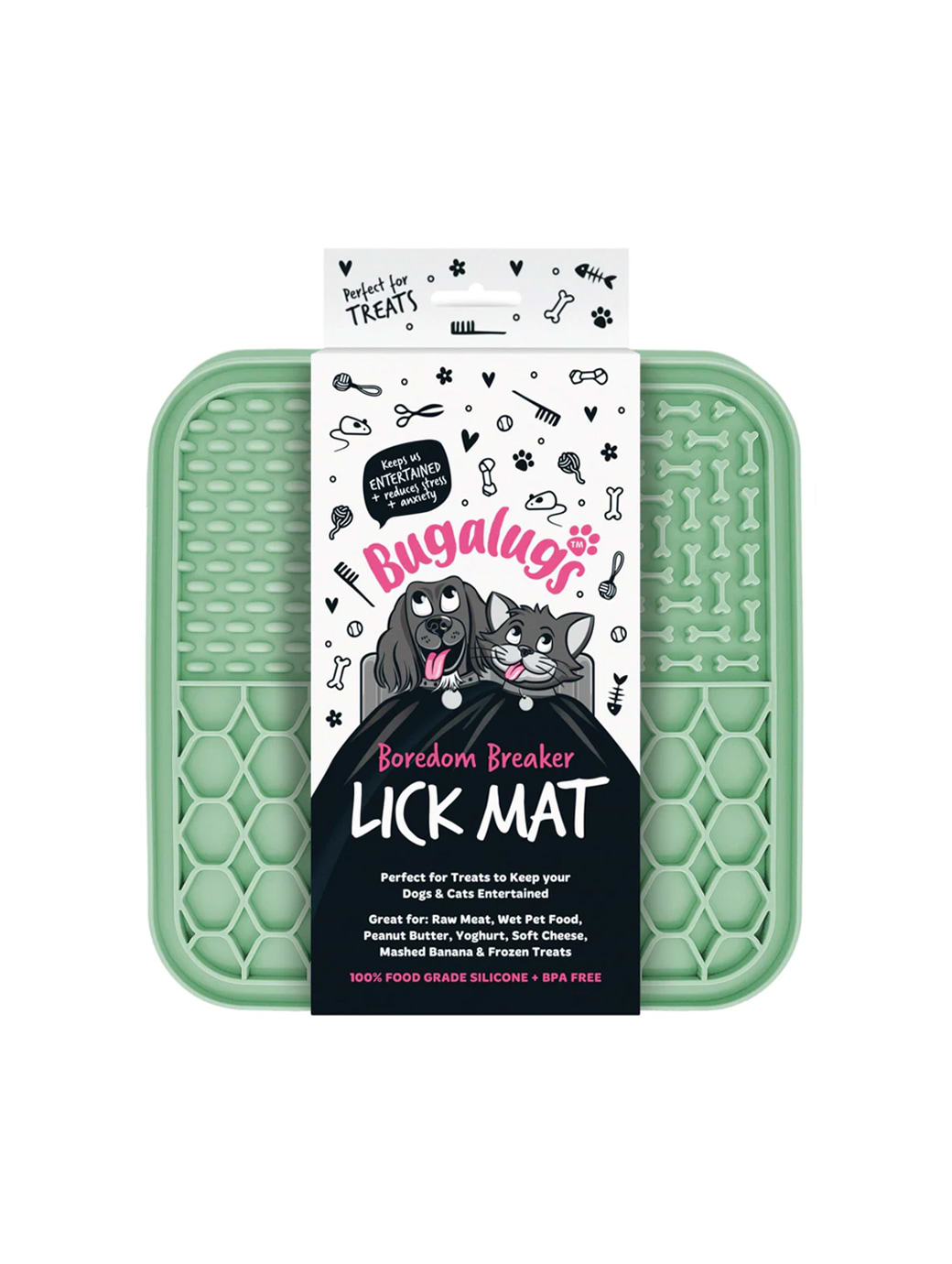 Bugalugs Lick Mat Green