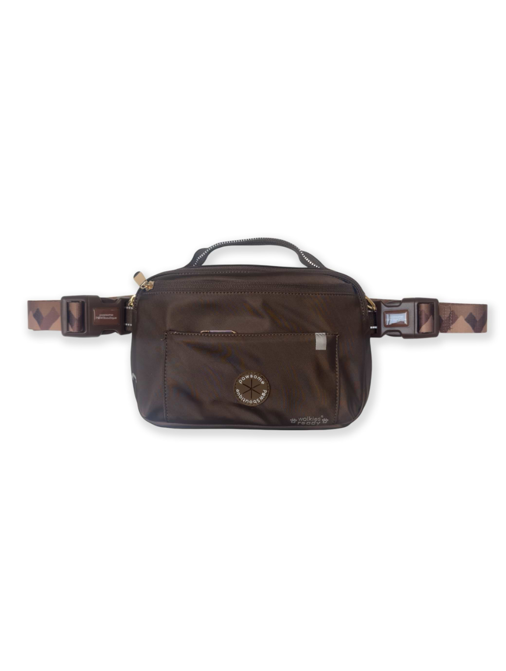 Pawsome Paws Boutique All In One Bumbag – Chocolate Brown