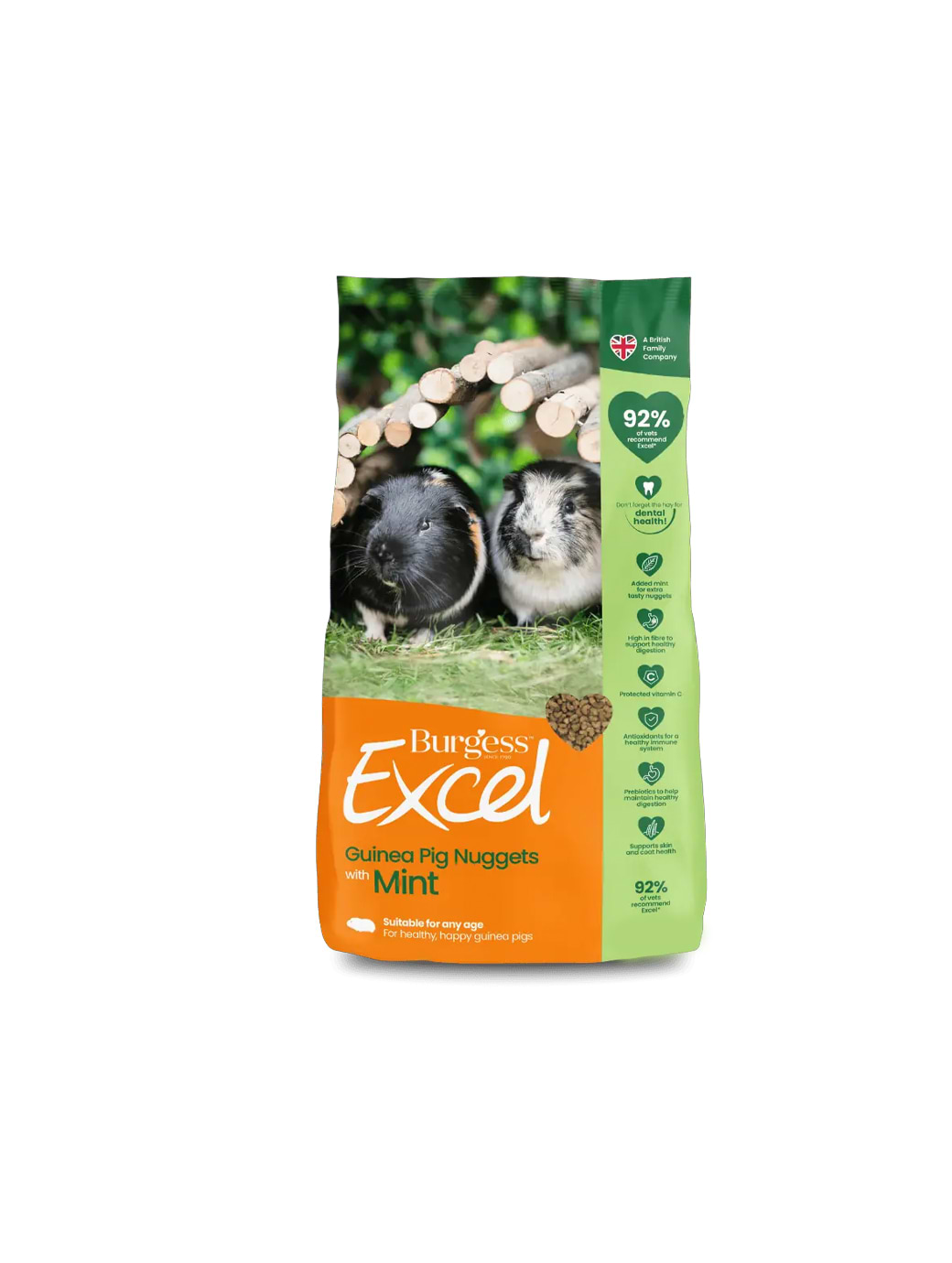 Burgess Excel Guinea Pig 3KG