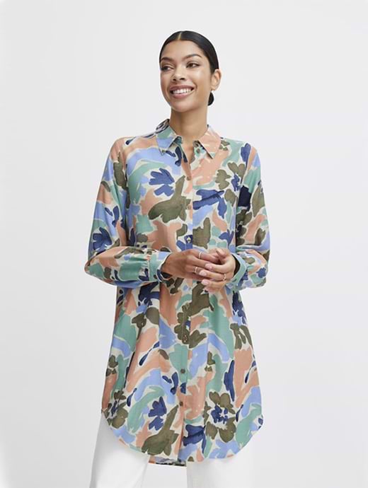 B Young Women's Byihamma V Neck Dress Crème De Menthe Mix