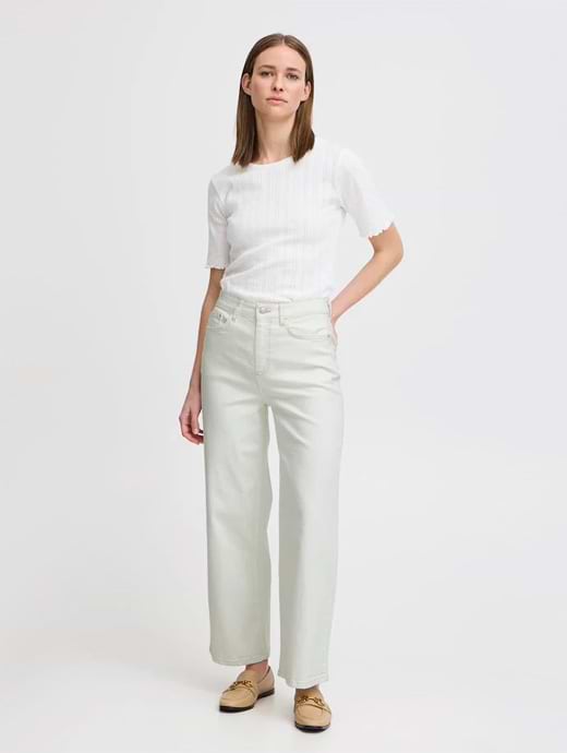 B Young Women's Bykato Bekelona Jeans Off White 