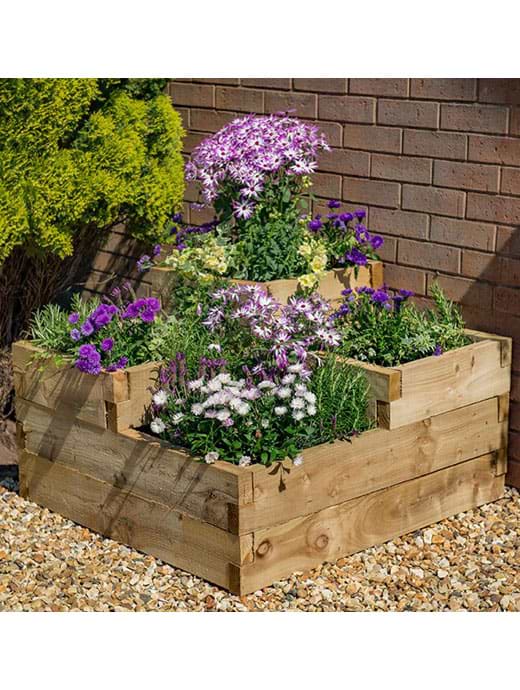 Forest Garden Caledonian Tiered Raised Bed