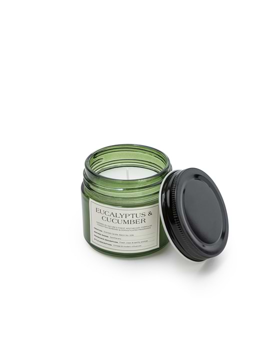 Candlelight 6.7cm Candle Jar With Metal Lid Eucalyptus and Cucumber