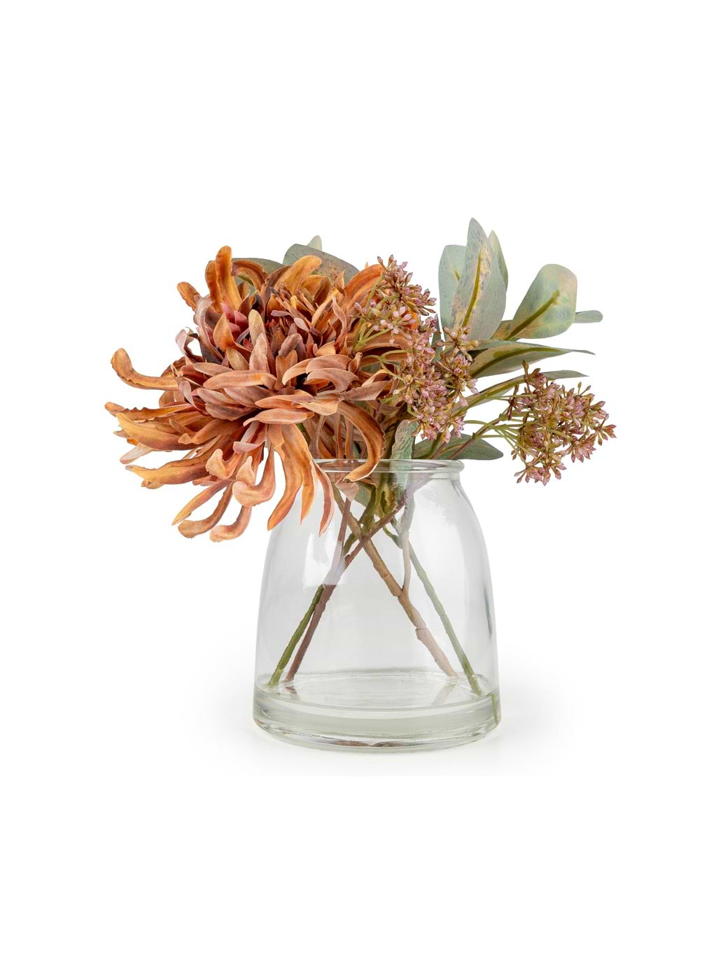 Candlelight Autumnal Chrysanthemum 26cm Multi