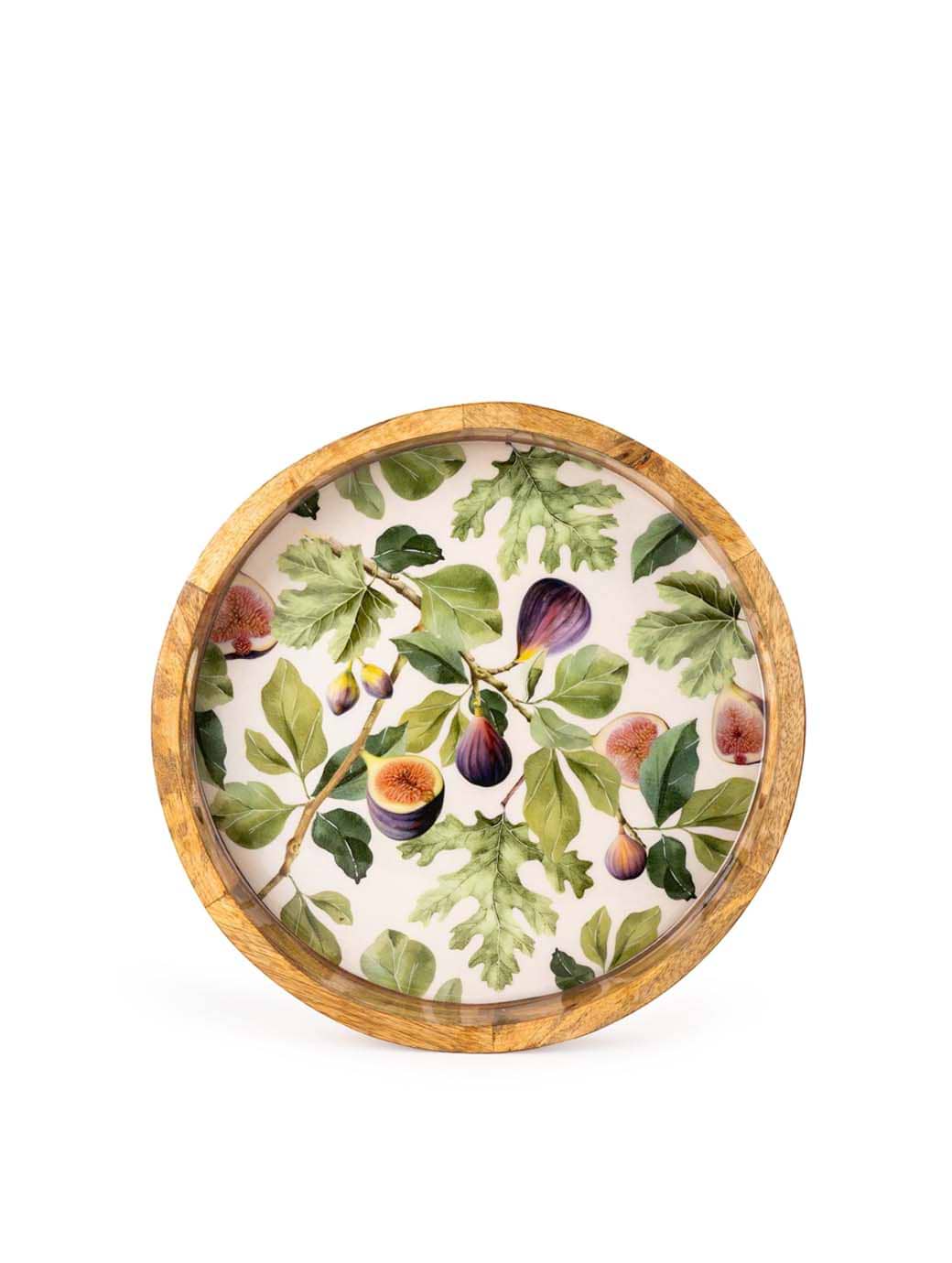 Candlelight Round Tray Figs