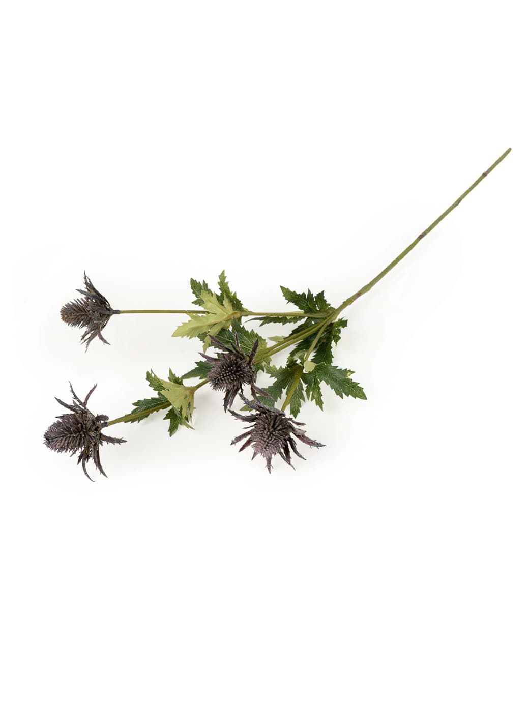 Candlelight Thistle Stem 74cm Purple