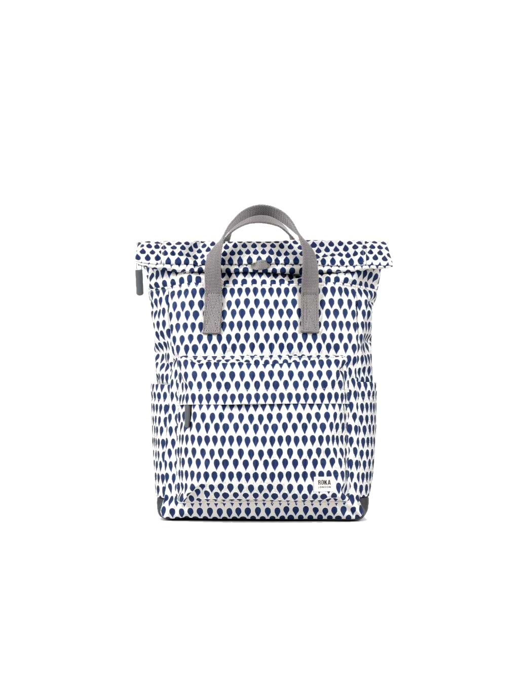 Roka London Canfield Medium Backpack Denim Rain