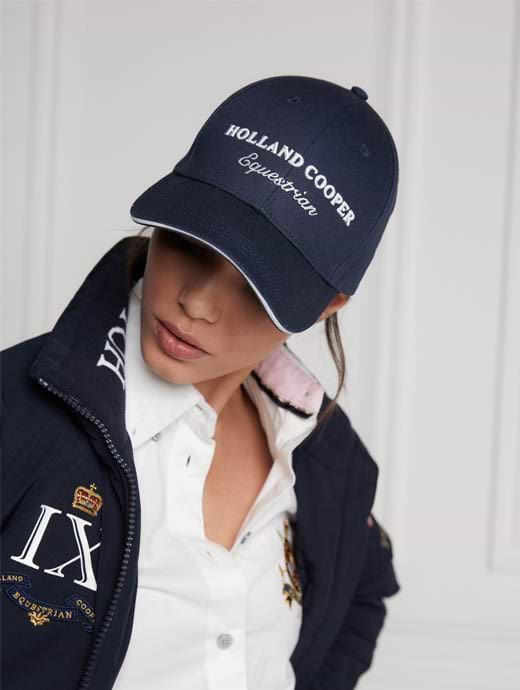 Holland Cooper Equestrian Cap Ink Navy