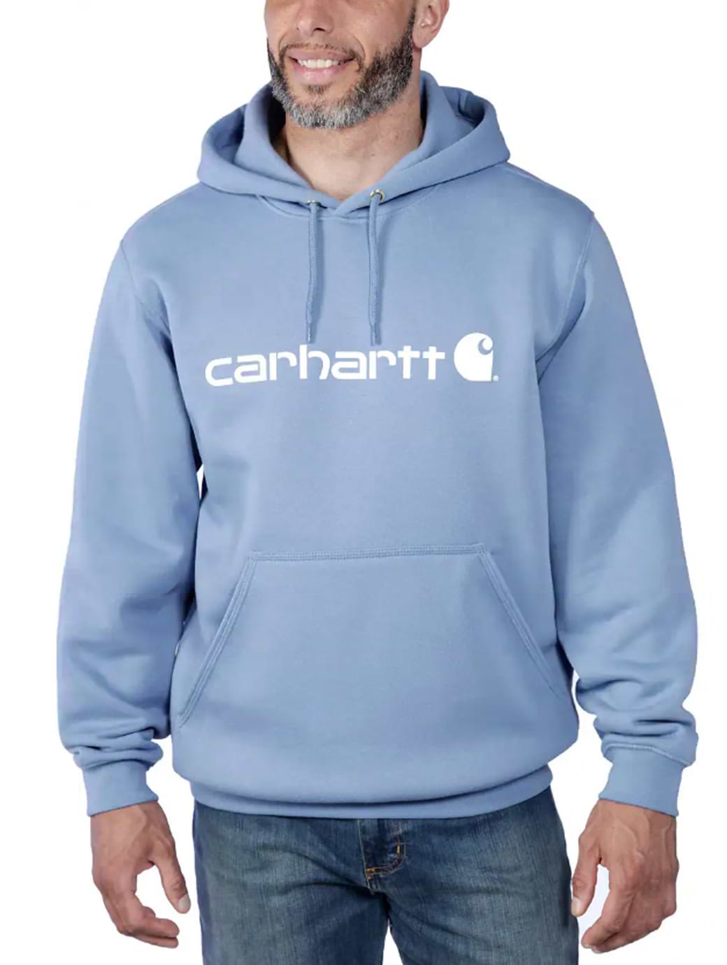 Carhartt Loose Fit Midweight Logo Graphic Sweatshirt Skystone