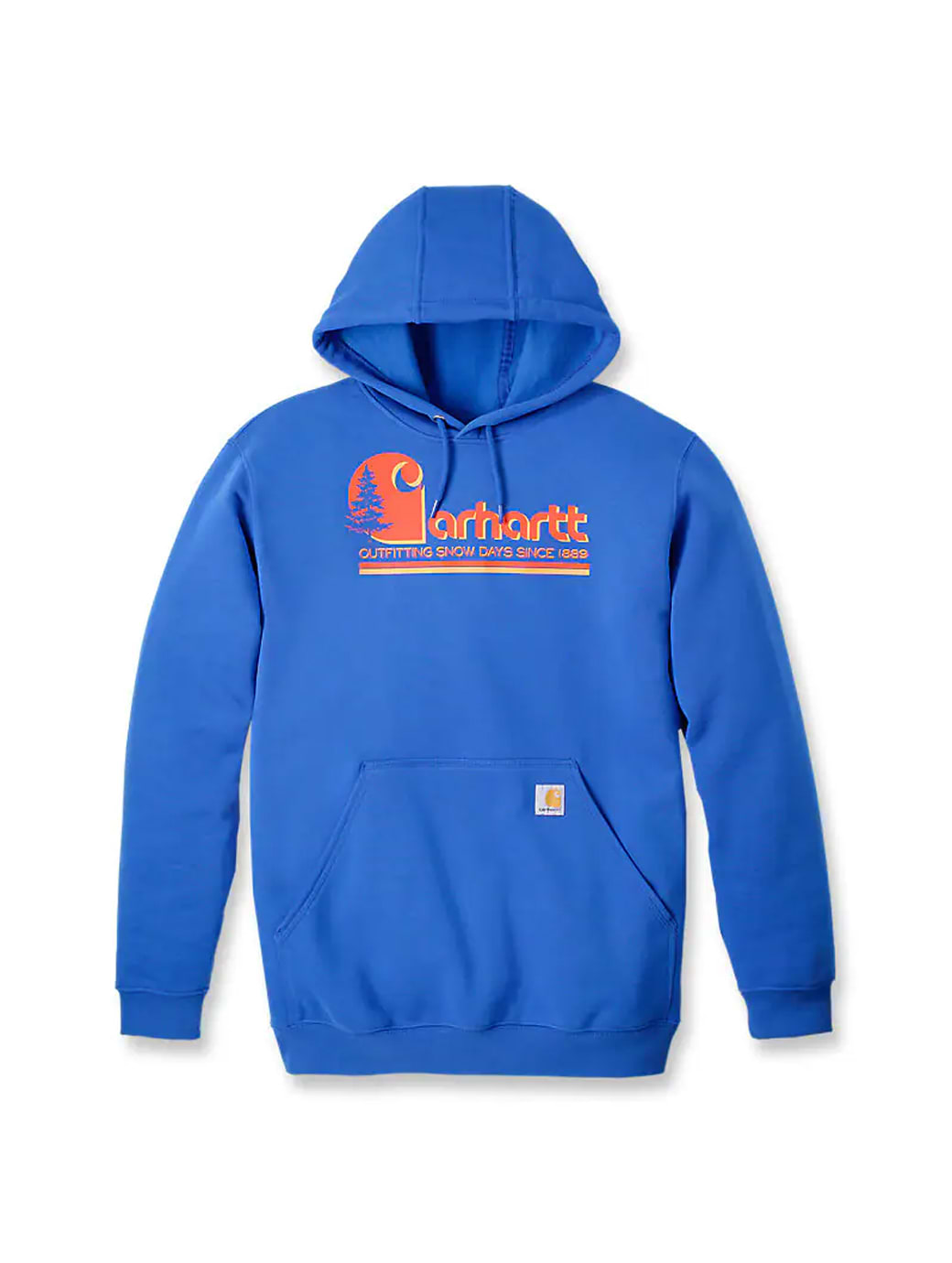 Carhartt Men's Graphic Hooded Sweatshirt Beacon Blue