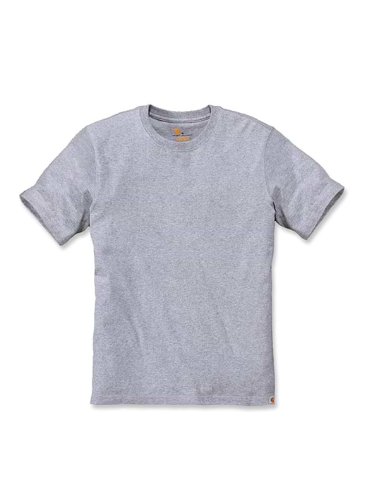 Carhartt Men's Relaxed Fit Heavyweight Short Sleeve T-Shirt Heather Grey