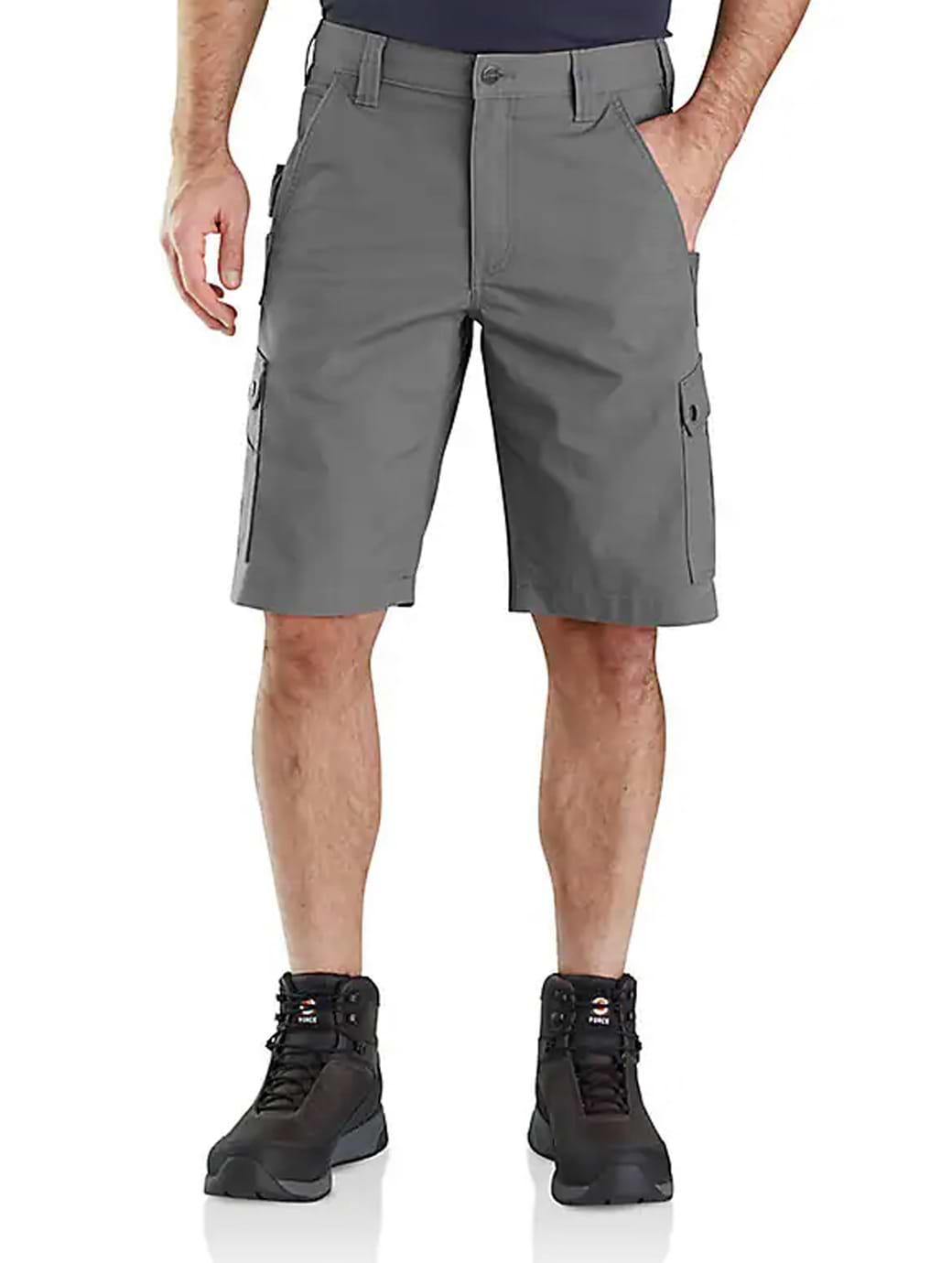 Carhartt Men's Ripstop Cargo Short Steel