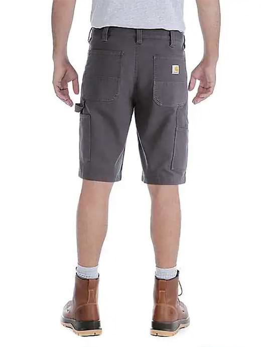 Carhartt Men s Rugged Flex Relaxed Fit Canvas Utility Work Short Shadow