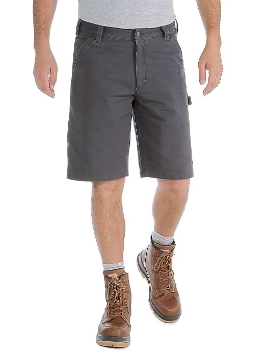 Carhartt Men's Rugged Flex Relaxed Fit Canvas Utility Work Short Shadow