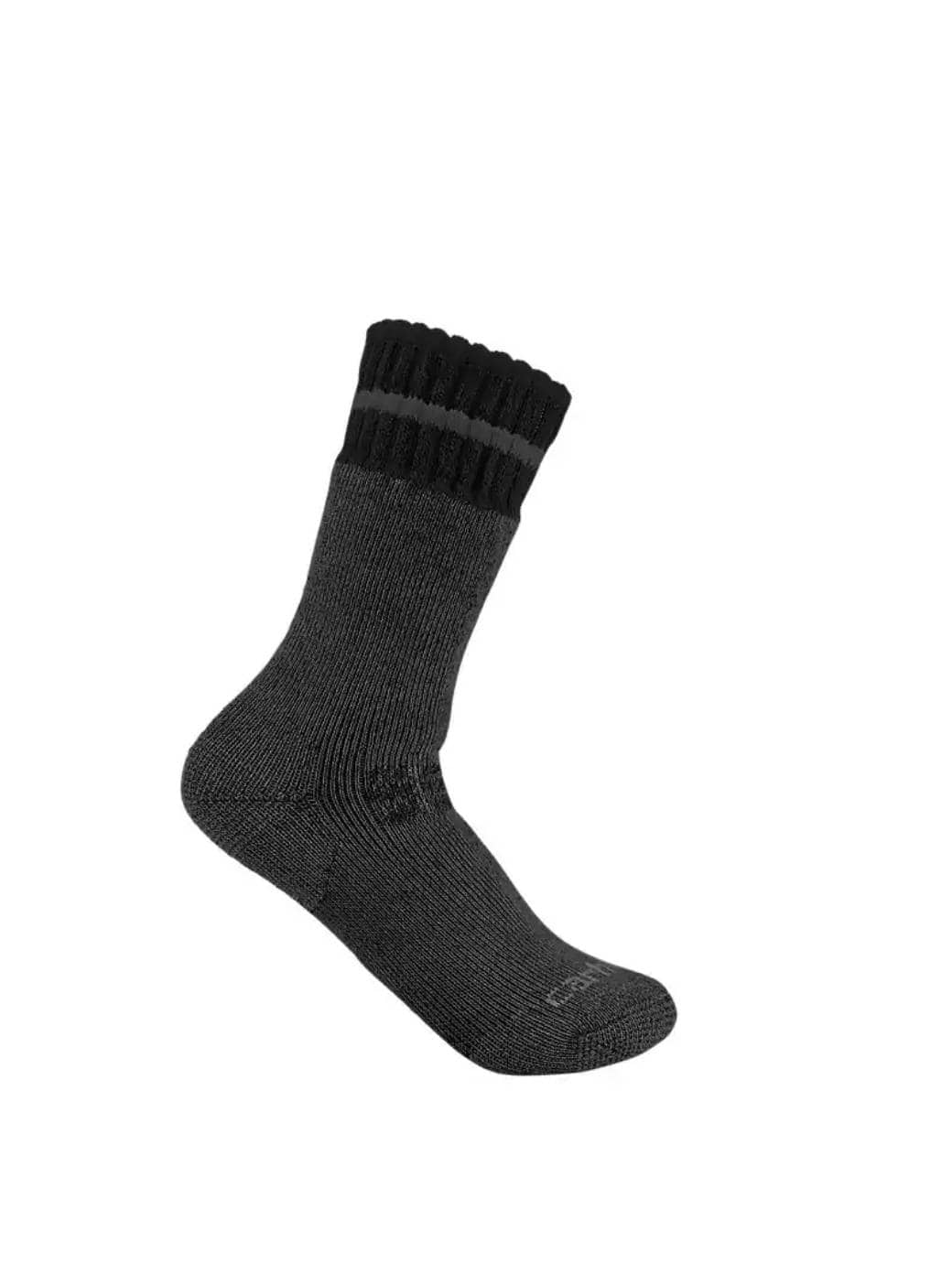 Carhartt Men's Synthetic Wool Blend Boot Sock Black