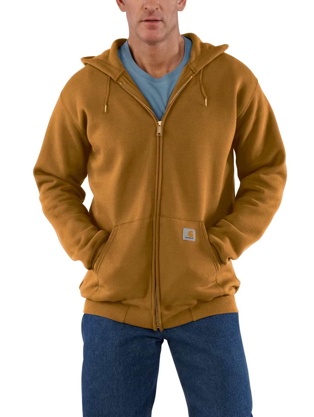 Carhartt Men's Marquette Full-Zip Sweatshirt Carhartt Brown