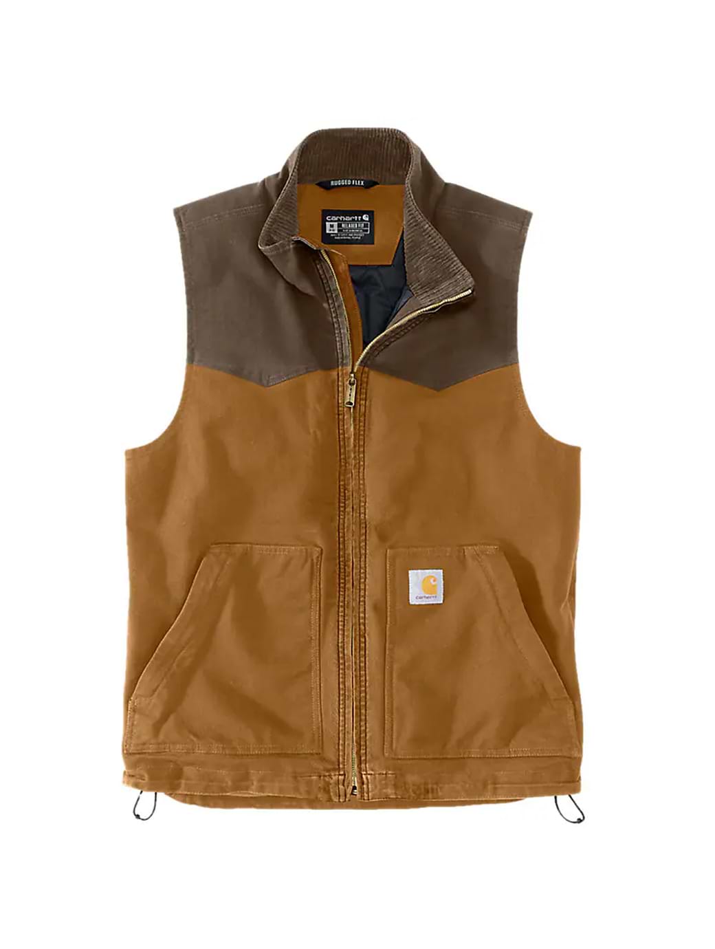 Carhartt Men's Montana Rugged Flex Relaxed Fit Duck Vest Carhartt Brown
