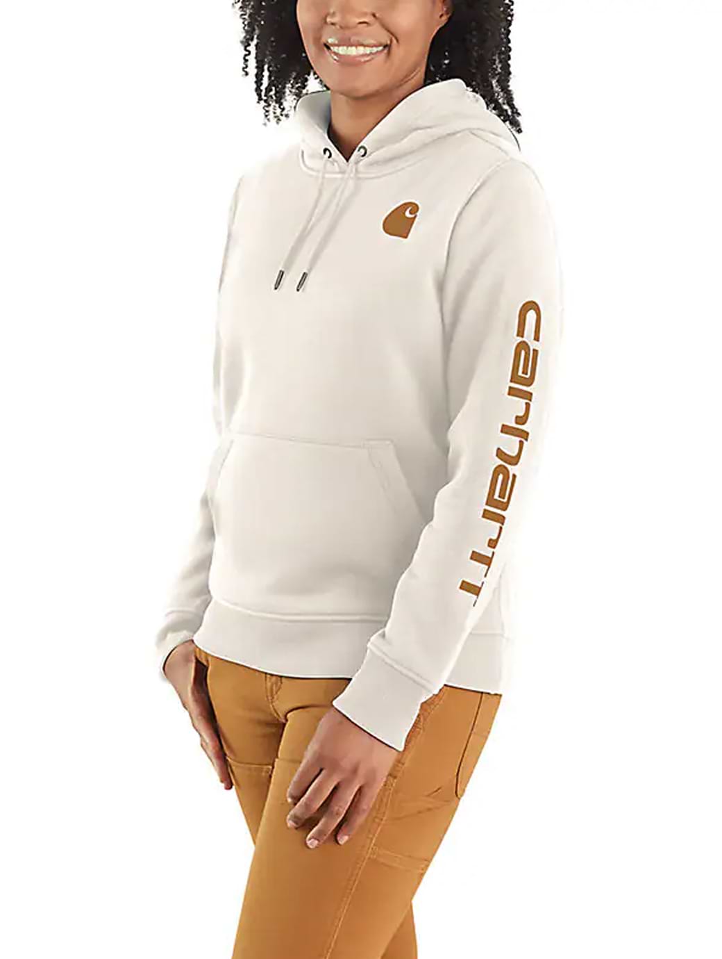 Carhartt Women's Iconic Clarksburg Logo Sweatshirt Malt