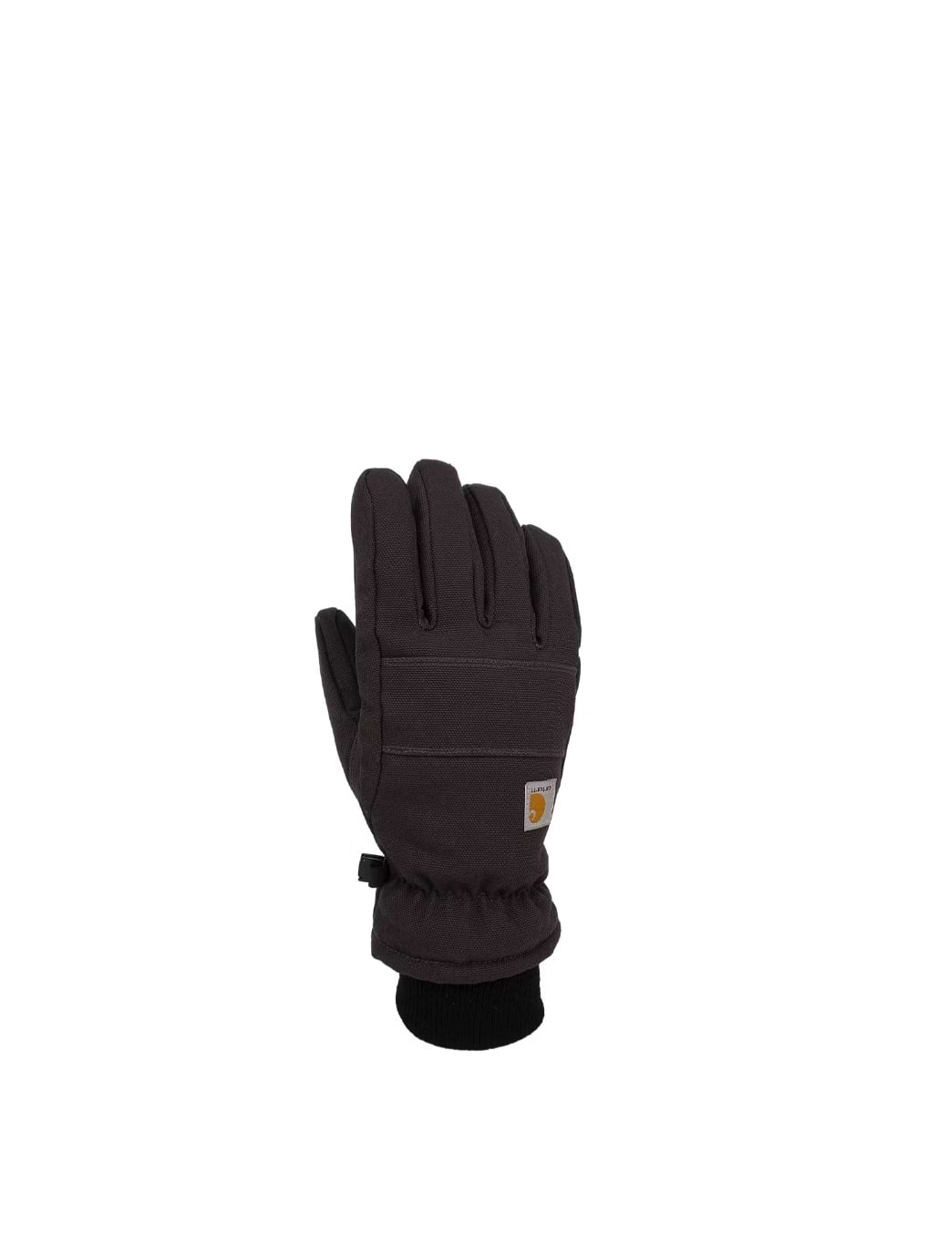 Carhartt Women's Insulated Duck Sythetic Leather Touch-Sensitive Knit Cuff Glove Black