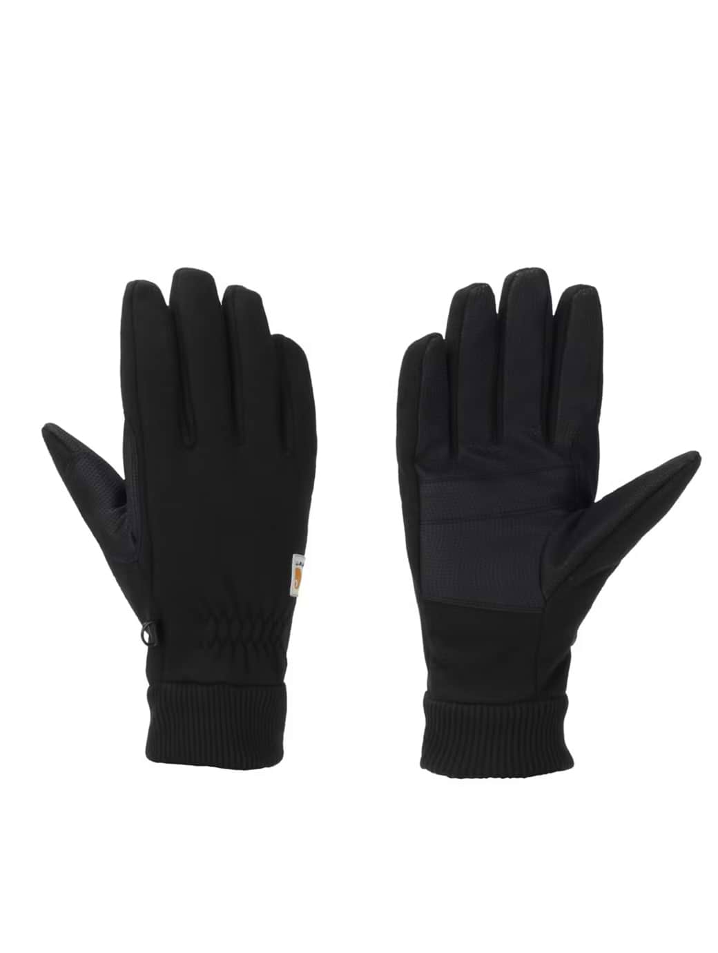 Carhartt Women's Wind Fighter Thermal-Lined Fleece Touch-Sensitive Knit Cuff Glove Black