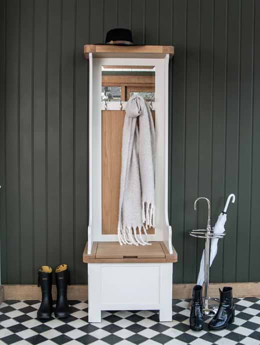 Carlyon Hallway Tidy White