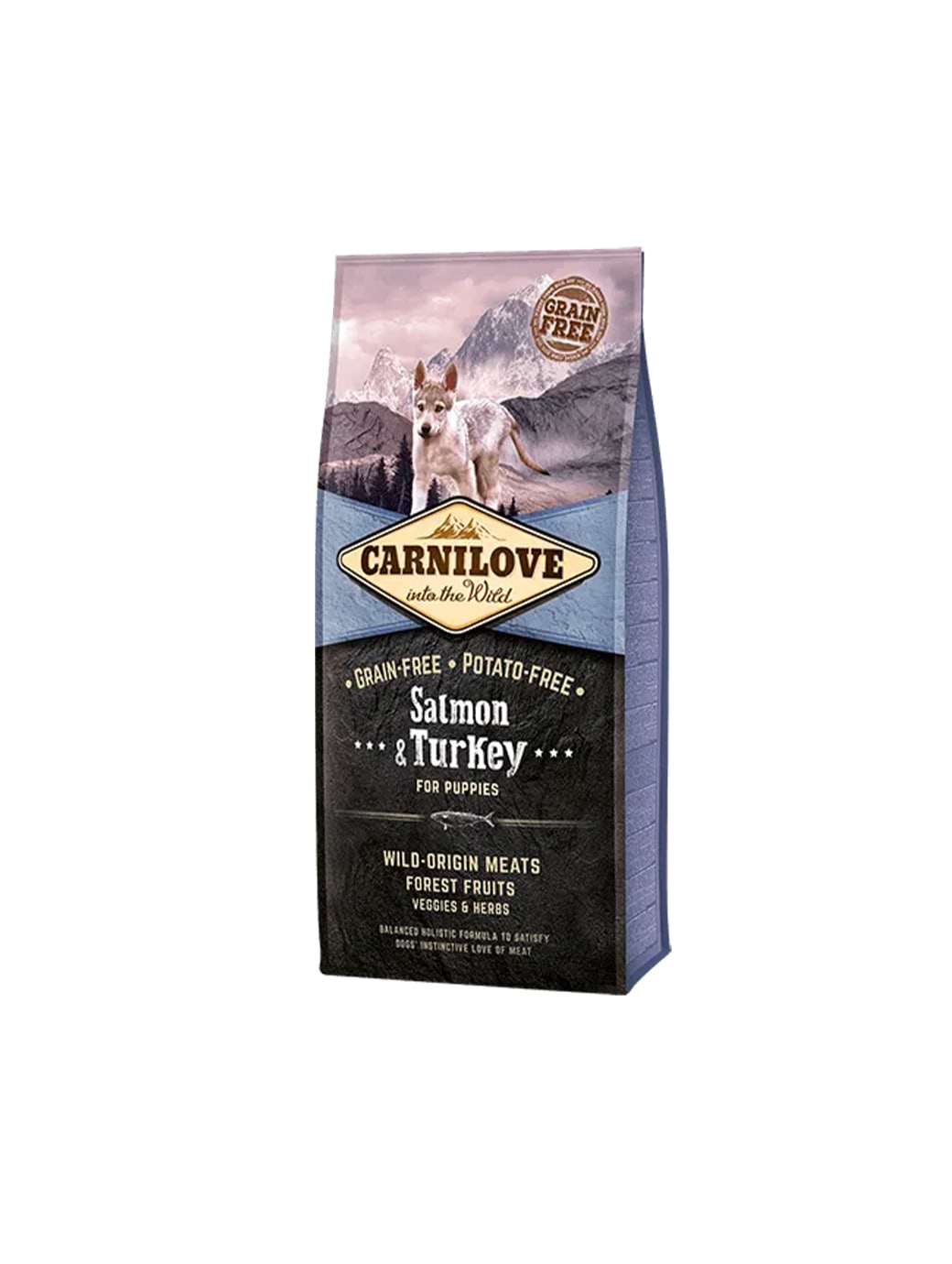 Carnilove Salmon & Turkey Puppy Food 1.5kg