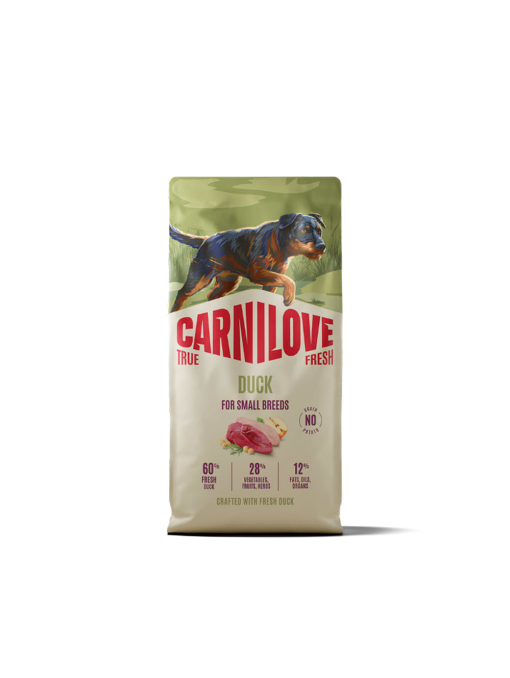 Carnilove True Fresh Duck for Adult Small Breed Dogs 1.5kg