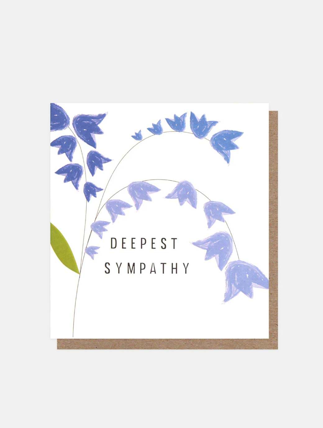 Caroline Gardner Bluebells Deepest Sympathy Card