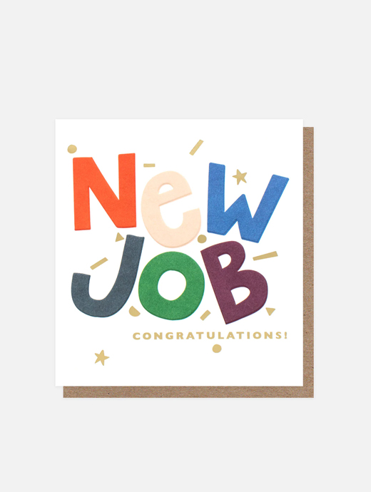 Caroline Gardner Congratulations New Job Card