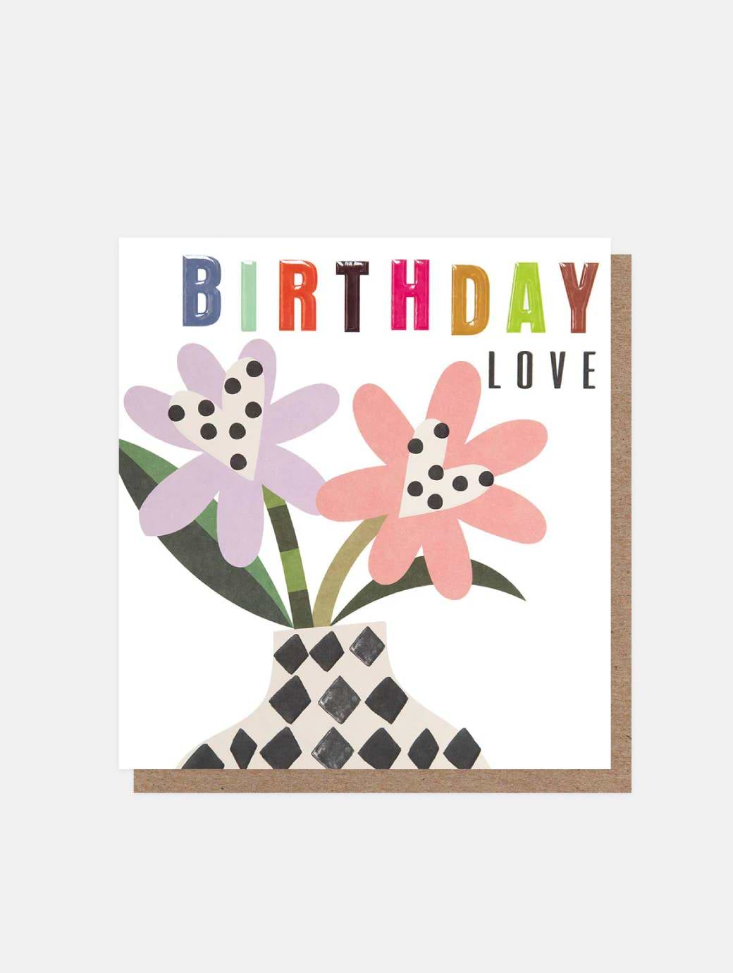 Caroline Gardner Flowers & Hearts Birthday Love Card