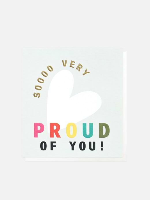 Caroline Gardner So Very Proud Of You Heart Card