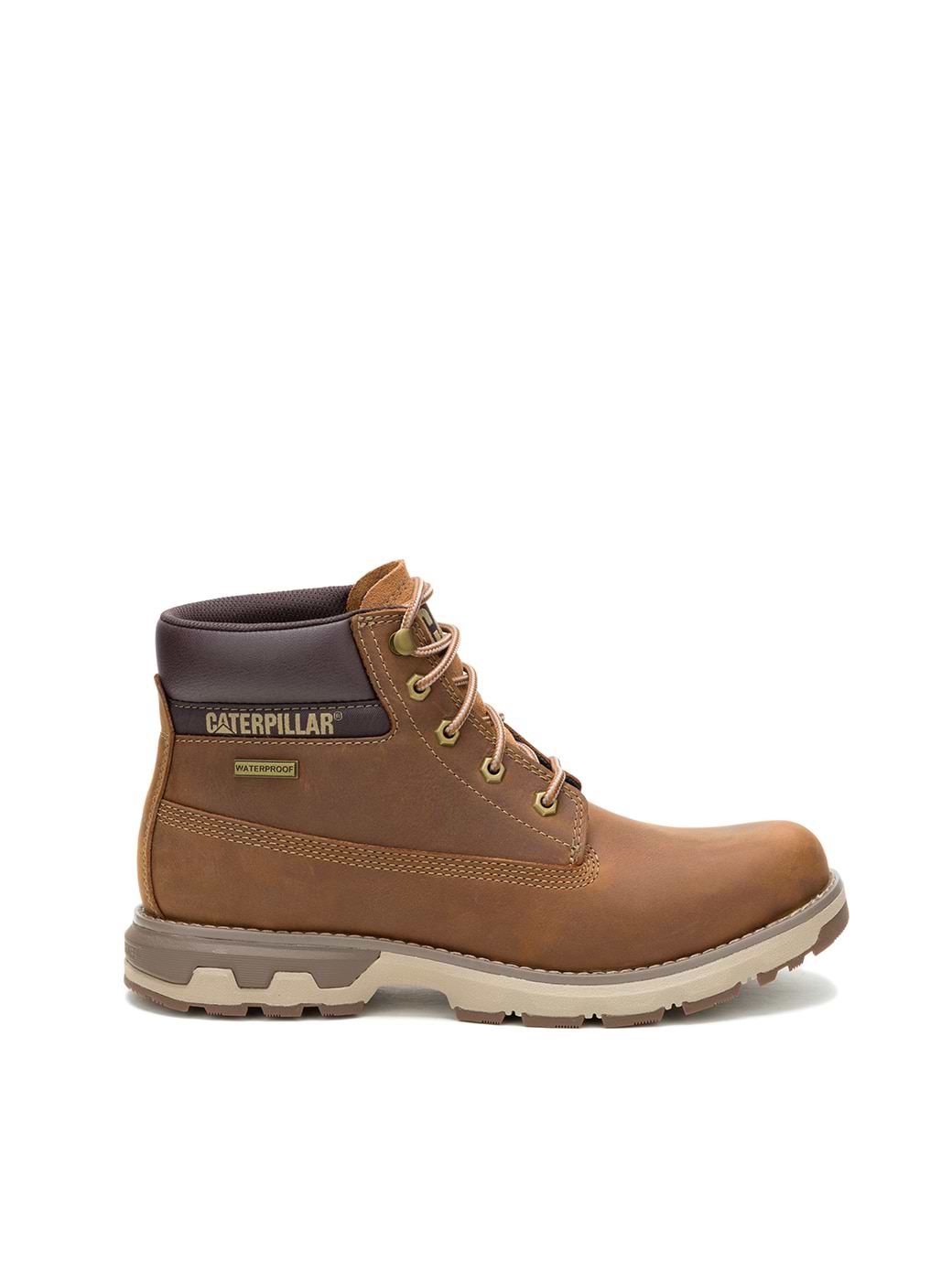 Cat Men's Pursue Waterproof Boot Mushroom