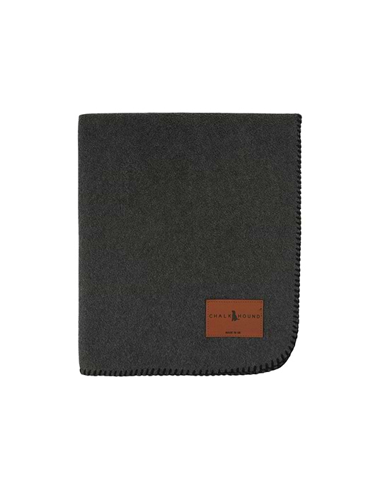 Chalk Dog Blanket Charcoal