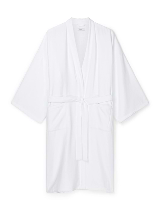 Chalk Unisex Haman Gown White 