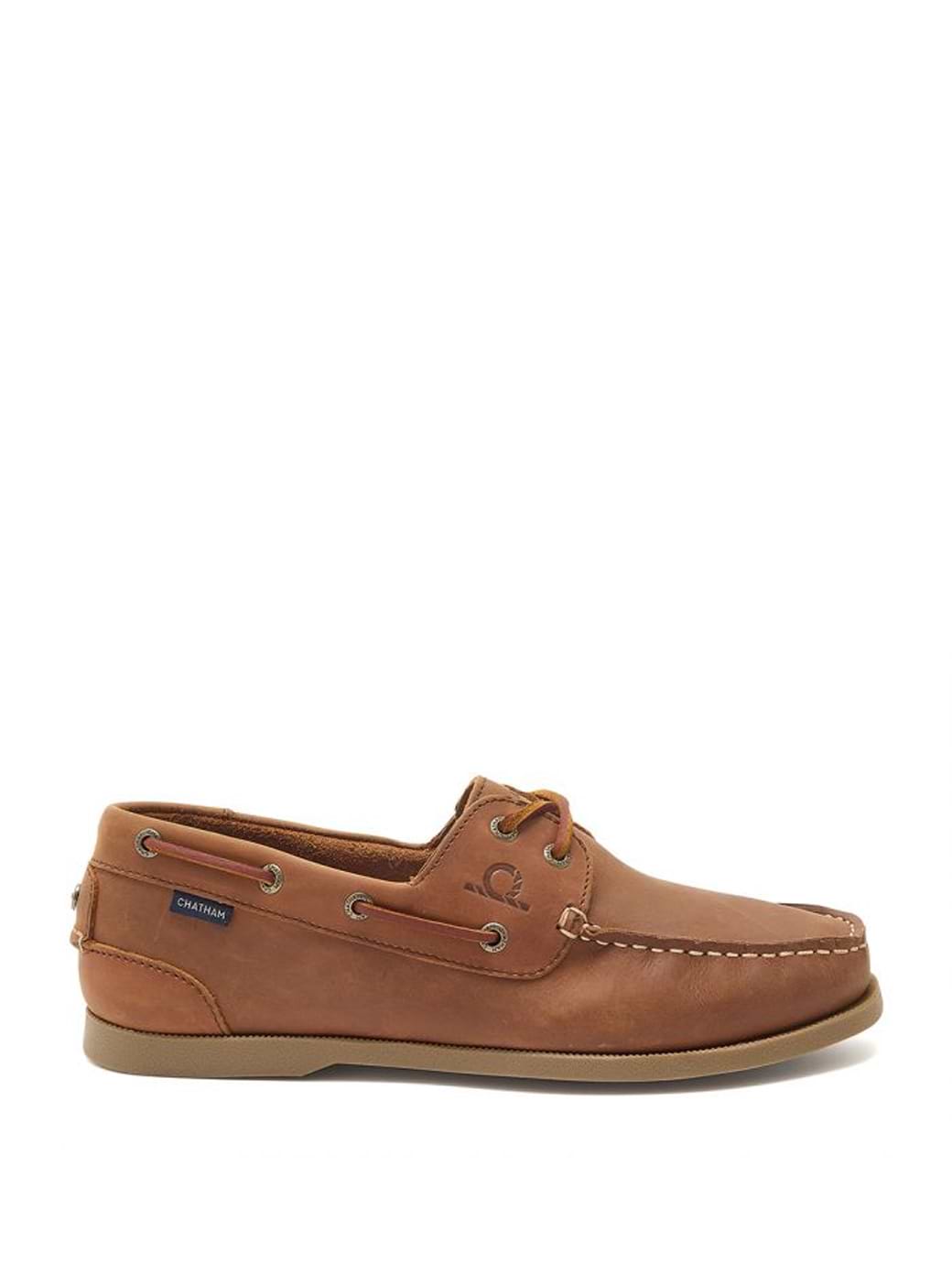 Chatham Men's Galley II Deck Shoe Dark Tan