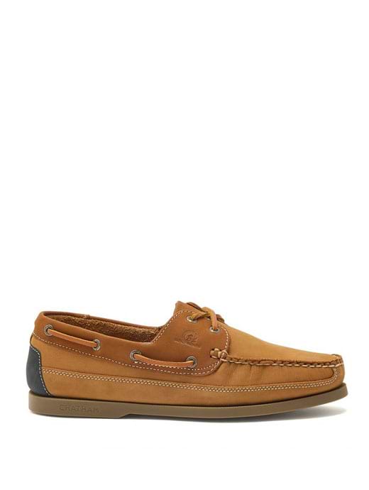  Chatham Men's Joules Boardwalk Premium Nubuck Deck Shoe Tan