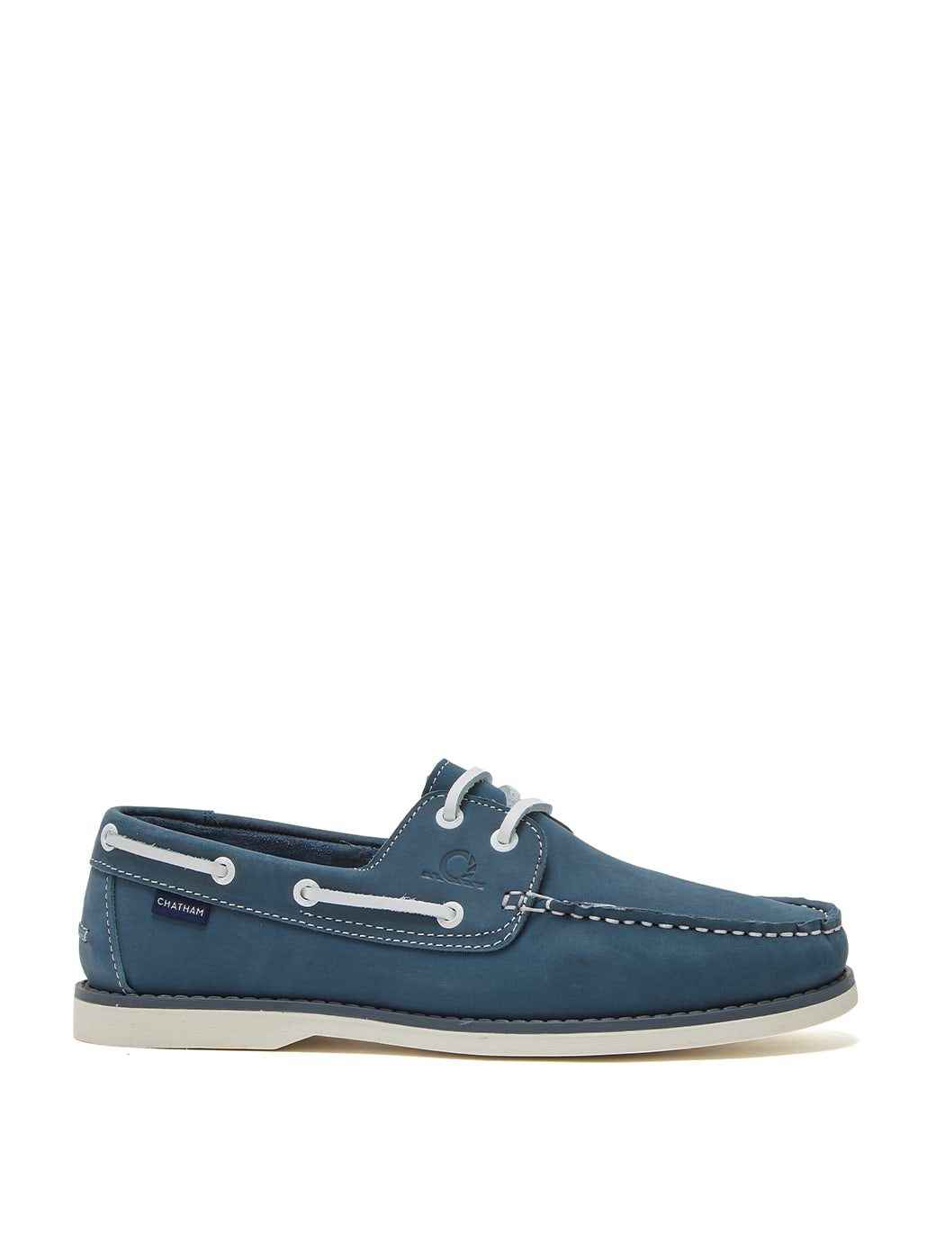Chatham Men's Padstow Boat Shoe Blue