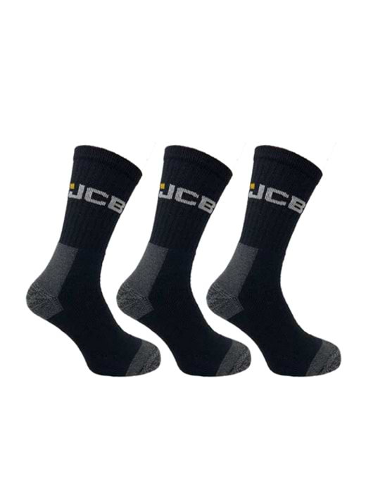Cleversocks Bramble Men's Work Socks 3 Pack Black -UK 6-11